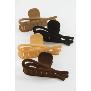 Oval Renkli Kadife Mandal Toka 13 cm