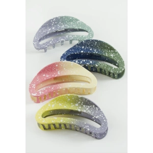 Oval Renkli Mandal Toka 10 cm