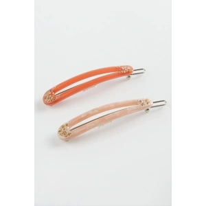 Oval Taşlı Klipsli Toka