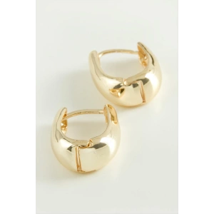 Oval Trend Metal Küpe