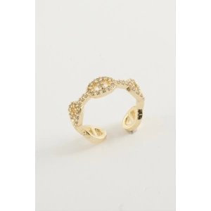 Oval Zirkon Taşlı Yüzük