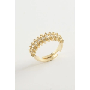 Oval Zirkon Taşlı Yüzük