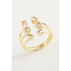 Oval Zirkon Taşlı Yüzük