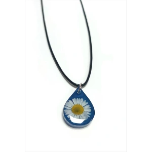 Papatya Damla Epoksi Kolye