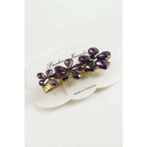 Papatya Kristal Taşlı Pens Toka