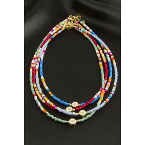 Papatya Kum Boncuk Kolye