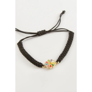 Papatya Makrome Örgülü Bileklik