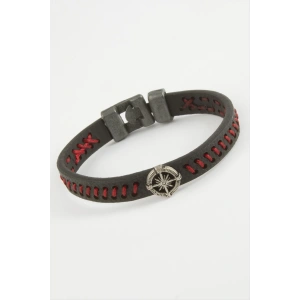 Pusula Kaliteli Suni Deri Bileklik