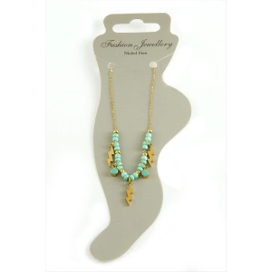 Şimşek Boncuk Lüks Çelik Halhal