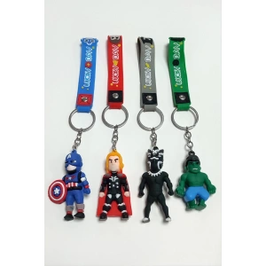 Süper Kahraman Silikon Anahtarlık