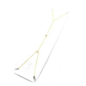 Taşlı Kalp Şahmeran - Altın