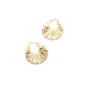 Taşlı Küpe - Altın