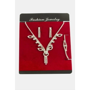 Taşlı Lüks Suyolu Set Kolye