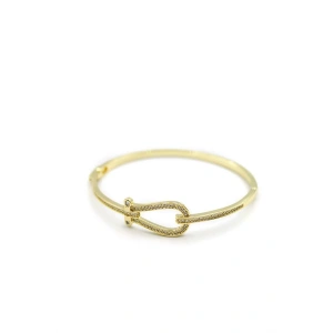 Taşlı Vip Bilezik - Altın