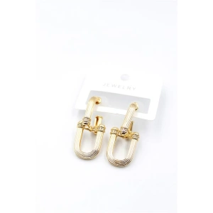 Tf Zincir Küpe - Altın