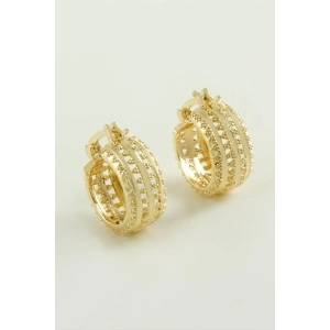 Üçgen Kilitli Halka Küpe