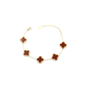 VC Yonca Bileklik - Bordo