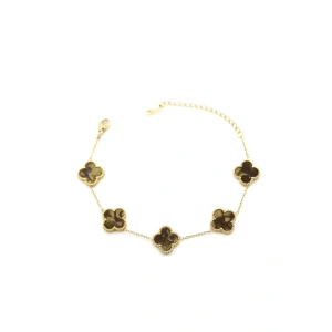 VC Yonca Bileklik - Kahverengi