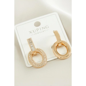 Xuping Zirkon Taşlı Lüks Çelik Küpe