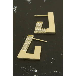 Xuping Zirkon Taşlı Lüks Çelik Küpe