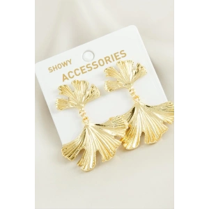 Yaprak Trend Metal Küpe