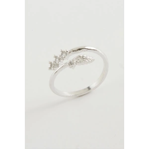 Yaprak Zirkon Taşlı Yüzük