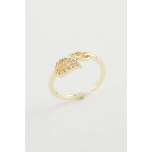 Yaprak Zirkon Taşlı Yüzük