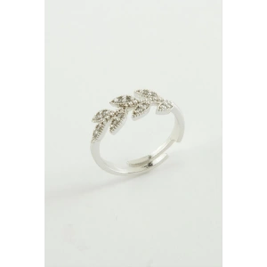 Yaprak Zirkon Taşlı Yüzük