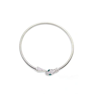 Yılan Kolye - Gümüş