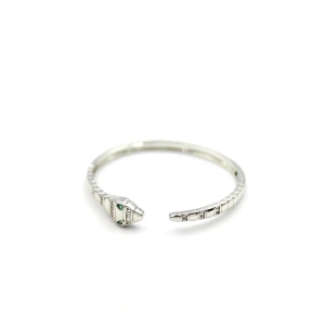 Yılan Vip Bilezik - Gümüş