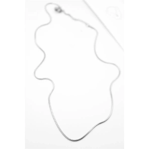 Yılan Zincir Kolye - 46cm - Gümüş