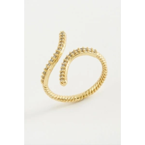 Yılan Zirkon Taşlı Yüzük