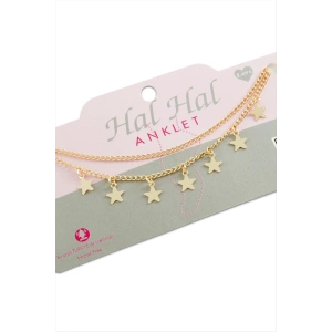 Yıldız Çift Zincirli Halhal