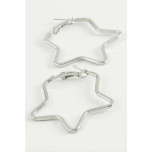 Yıldız Halka Küpe 4,5 cm