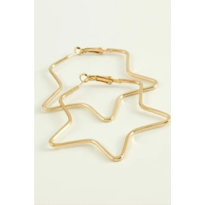 Yıldız Halka Küpe 5,5 cm