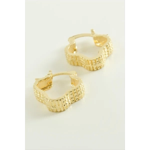 Yıldız Kilitli Halka Küpe