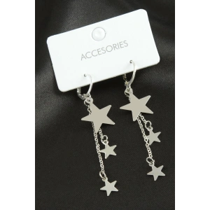 Yıldız Sallantılı Trend Metal Küpe