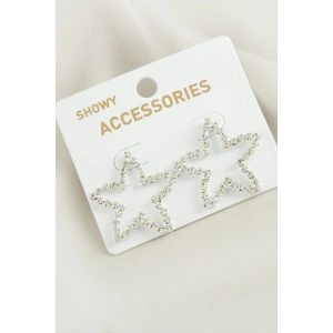 Yıldız Suyolu Taşlı Küpe