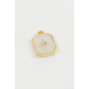 Yıldız Taşlı Mineli Kolye Ucu