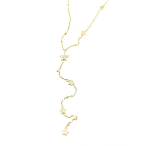 Yıldız Y Kolye - Altın