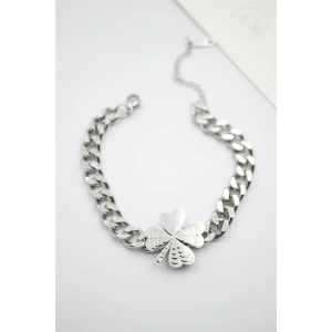 Yonca Bileklik - Gümüş