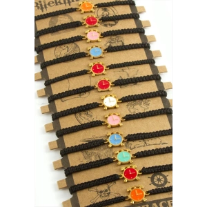 Yonca Makrome Örgülü Bileklik