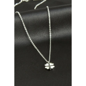 Yonca Sedef Lüks Çelik Kolye