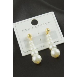 Yuvarlak İnci Küpe