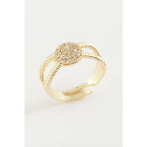 Yuvarlak Taşlı Yüzük