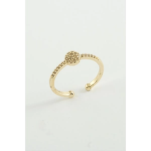 Yuvarlak Zirkon Taşlı Yüzük