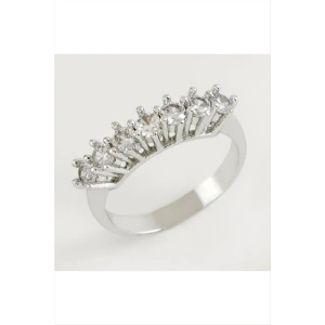 Zirkon Yedi Taşlı Yüzük