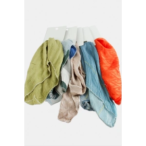 Zr Karışık Pliseli Fular 50 cm