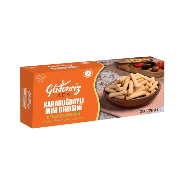 Glutensiz Ada Karabuğdaylı Mini Grissini 100 gr