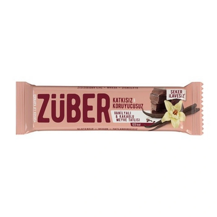 Züber Vanilyalı Çikolatalı Meyve Bar 40 gr